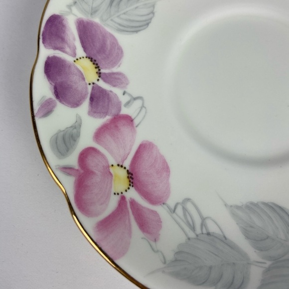 Coalport Bone China Vintage Floral Bread & Butter Plates: Set of 6 - Picture 5 of 9